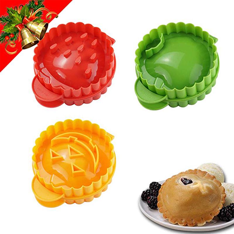 "Mini Pie Press, färgglada mönster, köksverktyg för perfekta pajer, röd, grön, gul, kök & matlagning"
