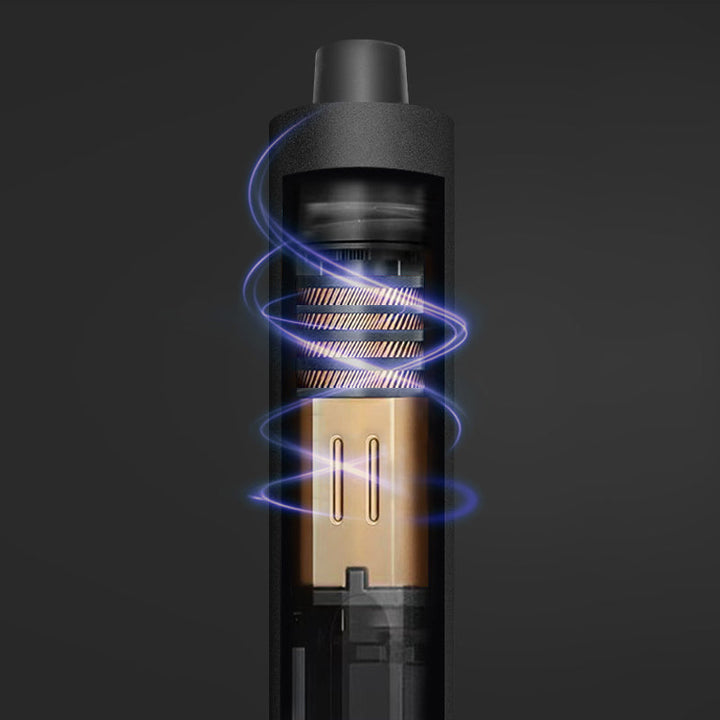 "Mini Skruvmejselsats med elektriska och manuella mejslar i metall, magnetiskt fodral och LED-belysning, perfekt för precisio