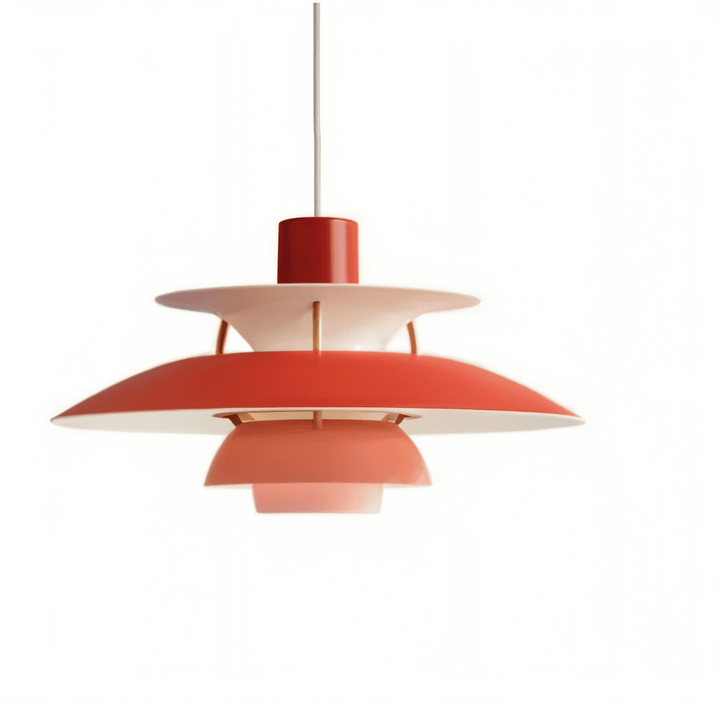 "Minimalistisk nordisk taklampa i metall, blått/grått, rund design, för elegant modern belysning i hemmet."