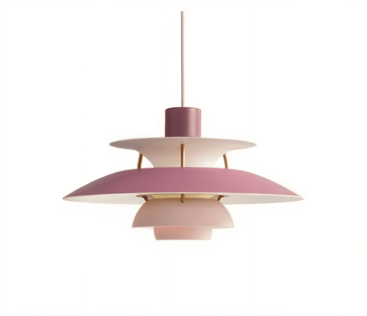 "Minimalistisk nordisk taklampa i metall, blått/grått, rund design, för elegant modern belysning i hemmet."