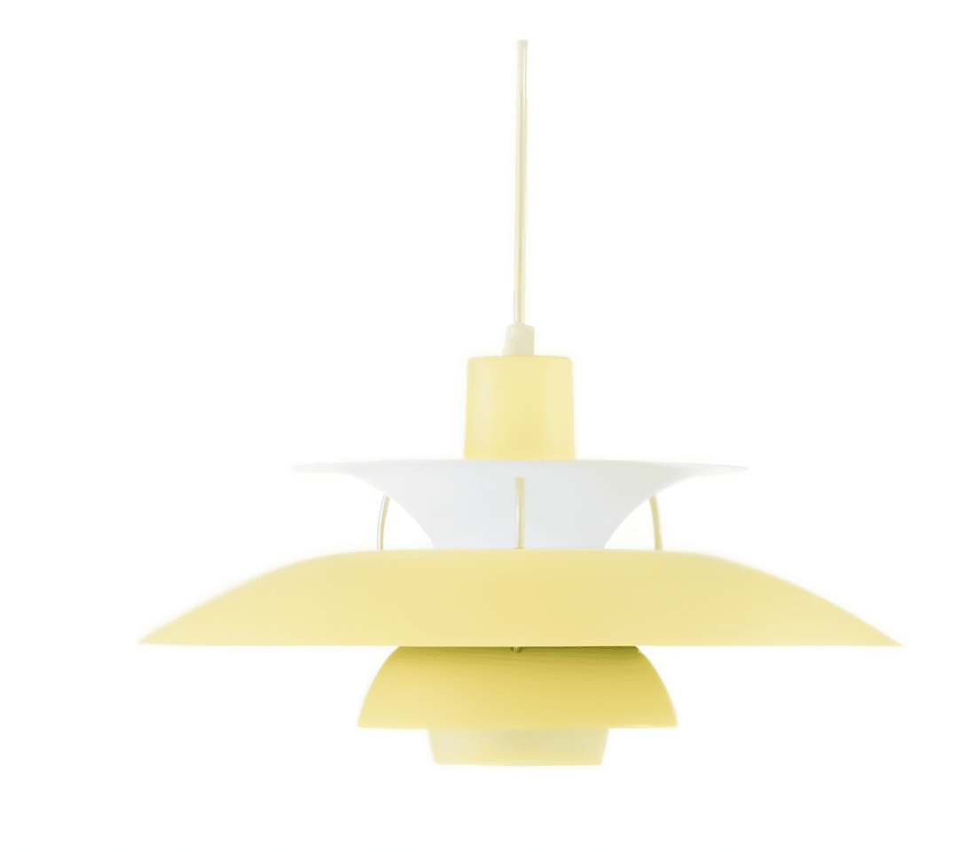 "Minimalistisk nordisk taklampa i metall, blått/grått, rund design, för elegant modern belysning i hemmet."