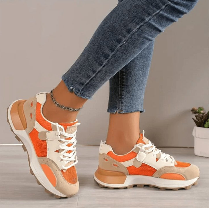 Moderiktiga Ortopediska Sneakers för Kvinnor, Komfort & Stil för Vardag och Träning - Glowseva