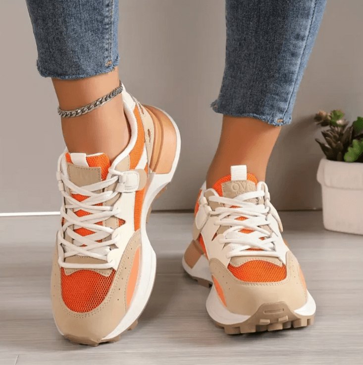 Moderiktiga Ortopediska Sneakers för Kvinnor, Komfort & Stil för Vardag och Träning - Glowseva