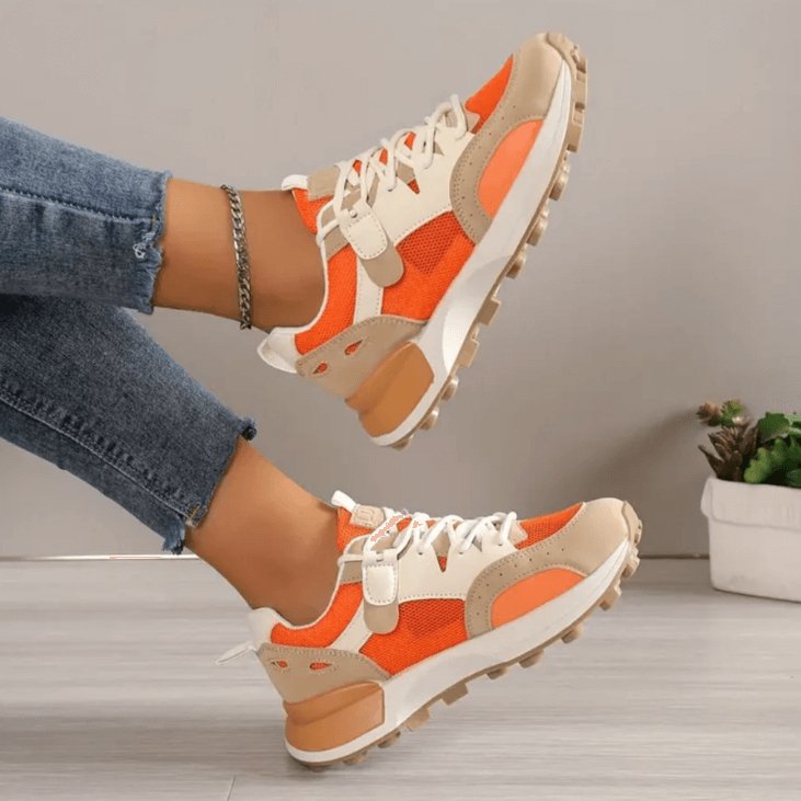 Moderiktiga Ortopediska Sneakers för Kvinnor, Komfort & Stil för Vardag och Träning - Glowseva