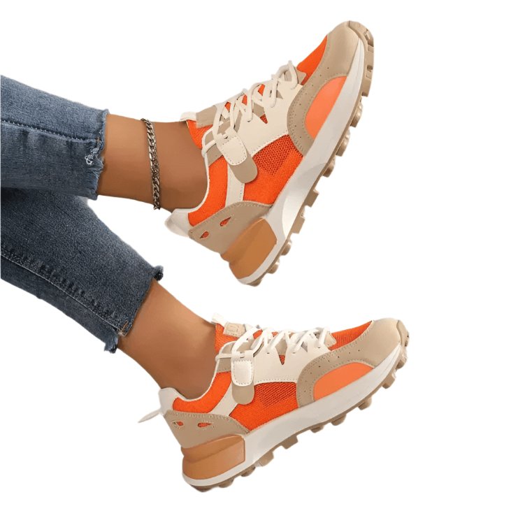 Moderiktiga Ortopediska Sneakers för Kvinnor, Komfort & Stil för Vardag och Träning - Glowseva