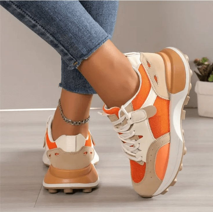 Moderiktiga Ortopediska Sneakers för Kvinnor, Komfort & Stil för Vardag och Träning - Glowseva