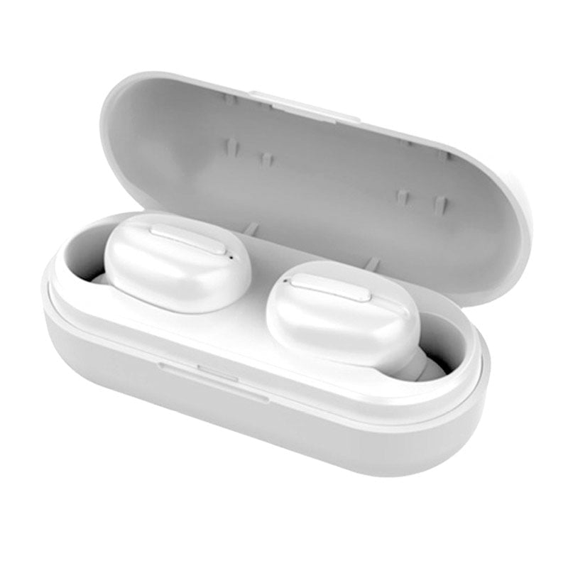 "Moderna trådlösa Bluetooth hörlurar för kvinnor och män, med översättning, i svart eller vitt för stil och frihet."
