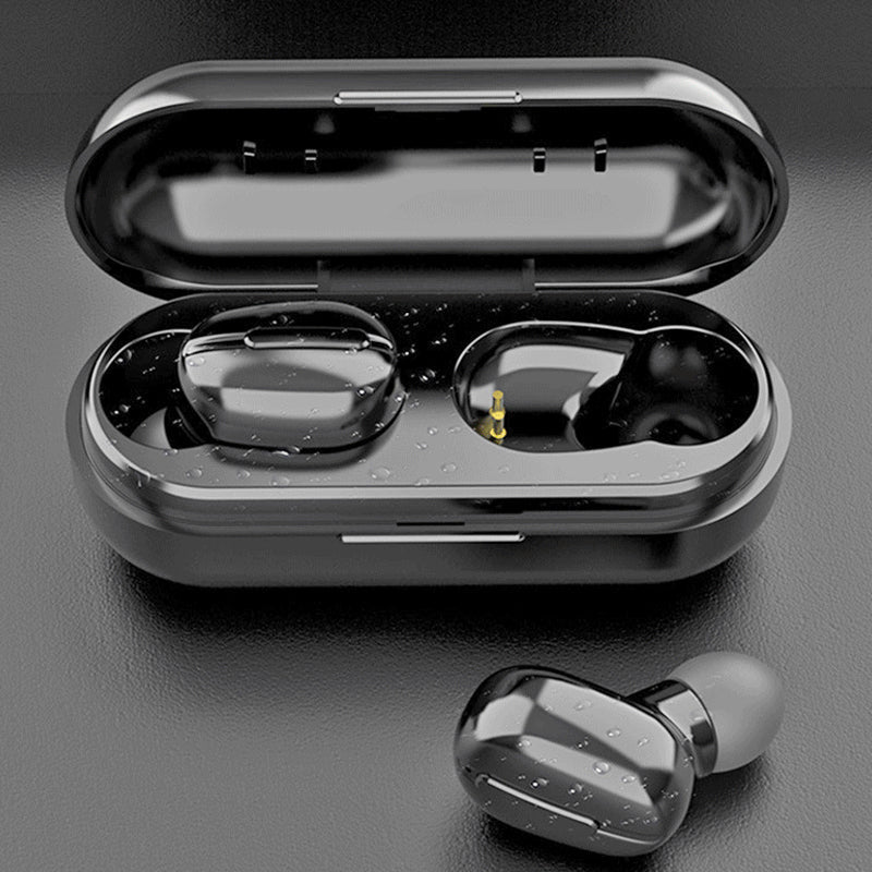 "Moderna trådlösa Bluetooth hörlurar för kvinnor och män, med översättning, i svart eller vitt för stil och frihet."