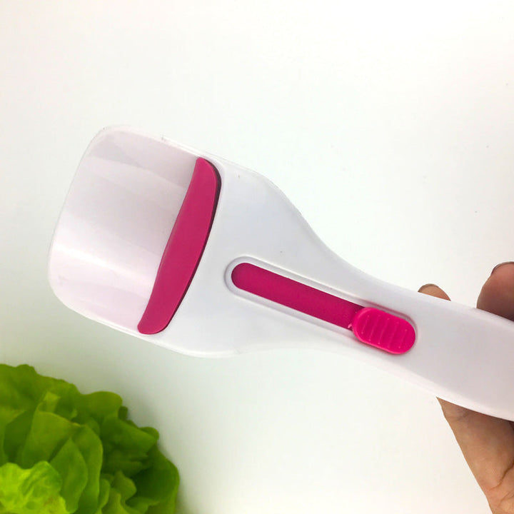 Muffin-skopa i silikon, ergonomisk design för exakt smetdosering utan spill, perfekt för muffins och cupcakes.