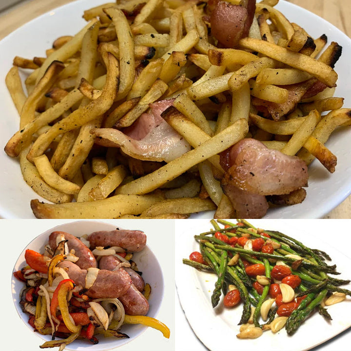 "Multifunktionell BBQ grillkorg i rostfritt stål, robust och slitstark, idealisk för grönsaker och kötträtter på grillen."
