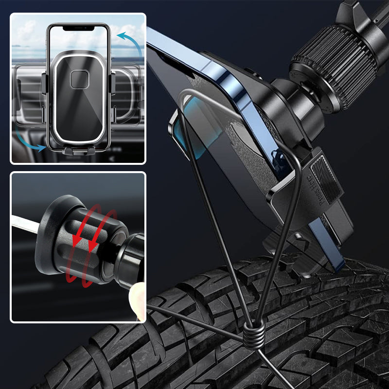 "Multifunktionell biltelefonhållare för luftventil, modern design, stabilt grepp och justerbar 360 graders synvinkel."