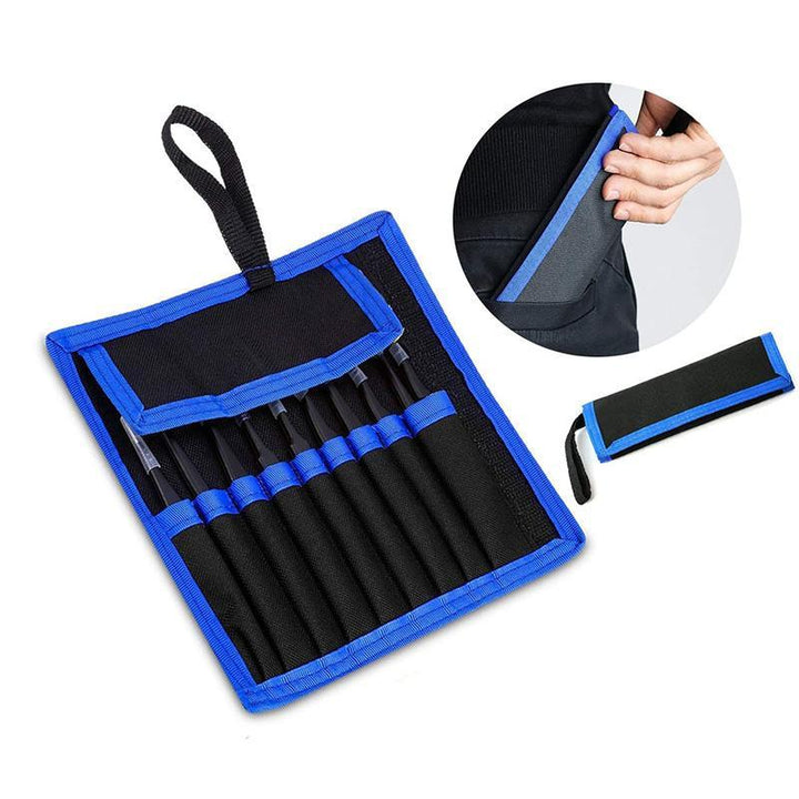 "Multifunktionell pincett i rostfritt stål, 10-pack. Antistatisk, icke-magnetisk, eleganta för smink & elektronik."