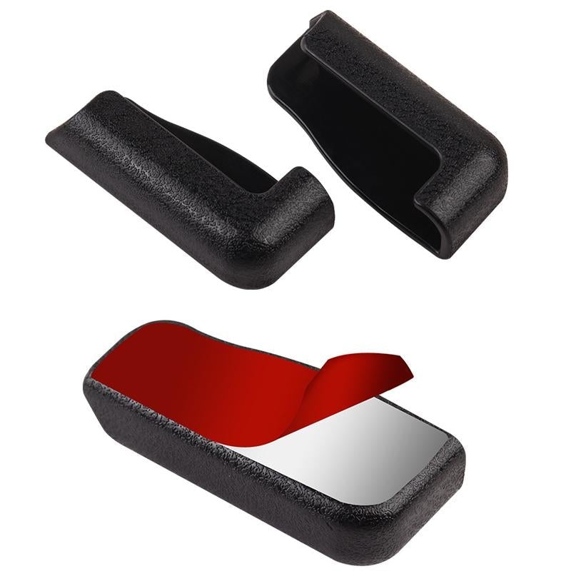 "Multifunktionell telefonfäste i lädertextur, stark adhesive, säker hållning, lämplig för bil, skrivbord, hemmabruk."