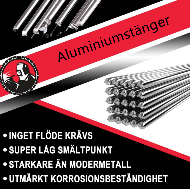 "Multifunktionella aluminiumstänger för reparation, lätthanterlig och stark, idealisk för DIY-projekt och aluminiumdelar."