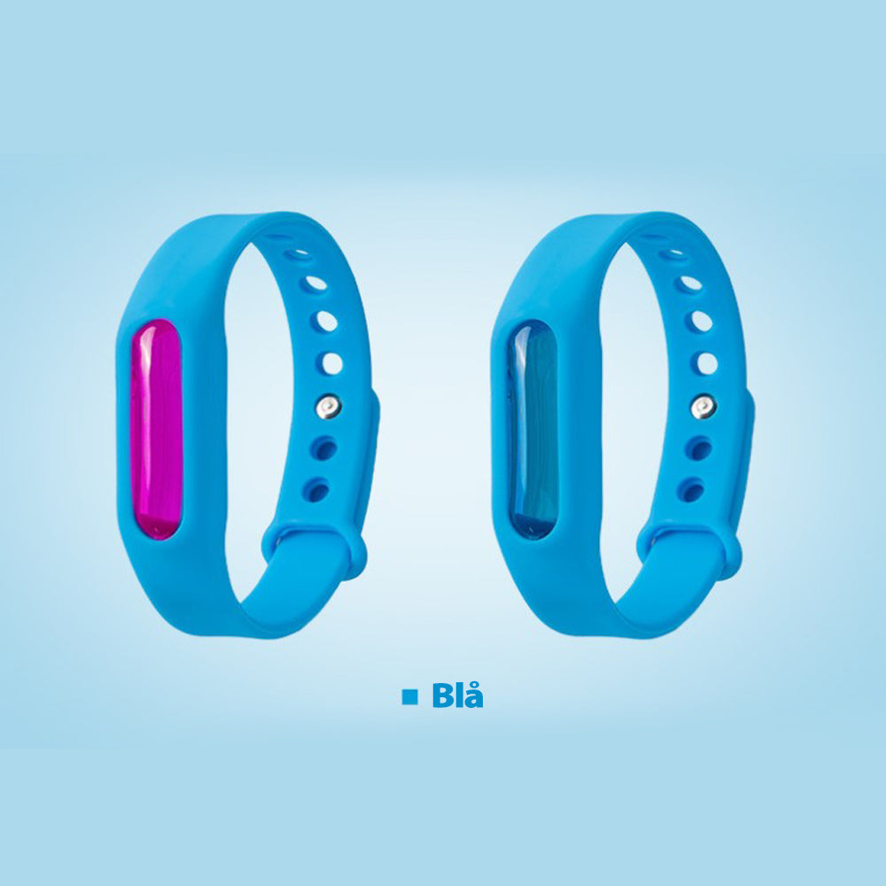 "Myggavvisande silikonarmband justerbart, unisex, flerfärgade alternativ för utomhusbruk, vattentät och bekväm design."