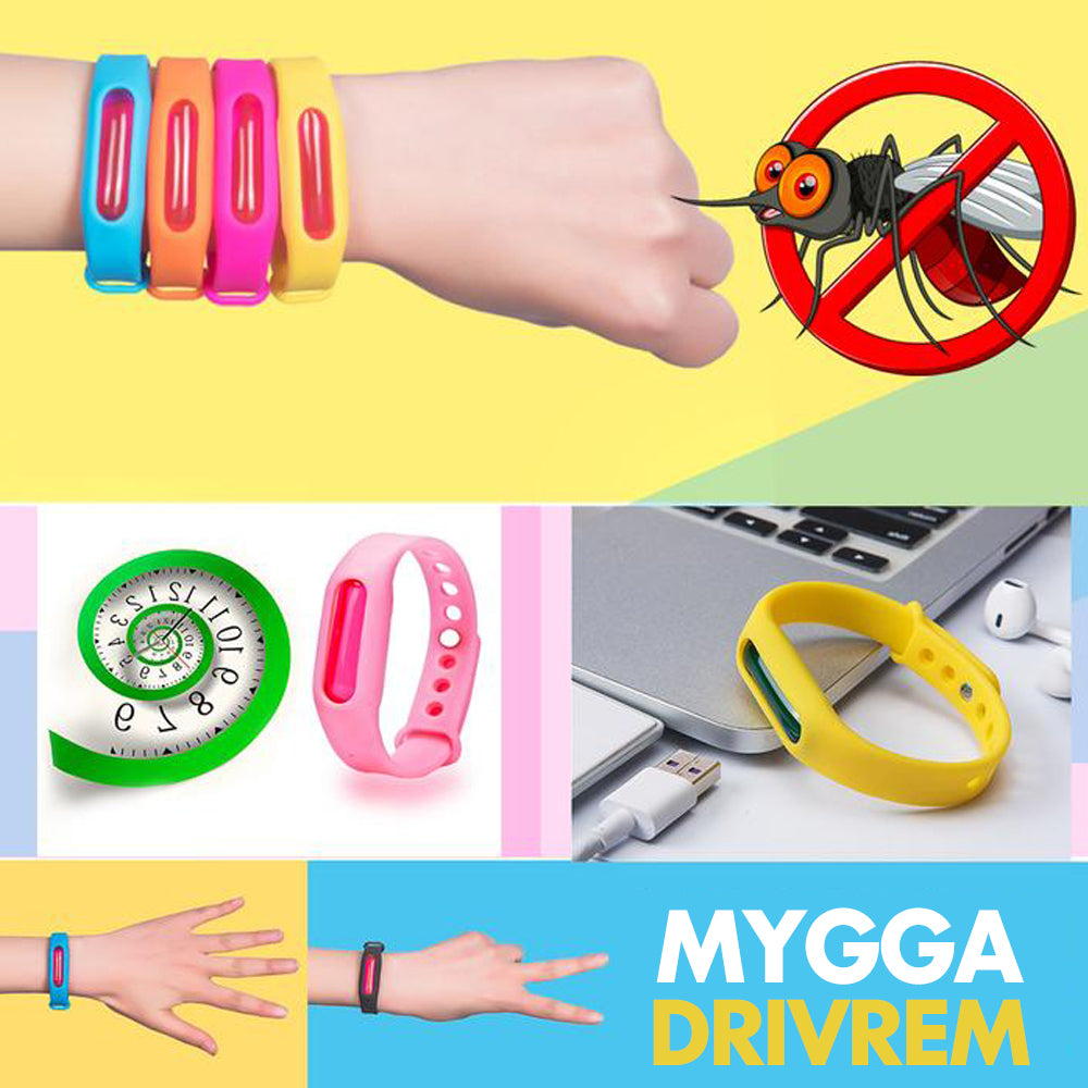 "Myggavvisande silikonarmband justerbart, unisex, flerfärgade alternativ för utomhusbruk, vattentät och bekväm design."