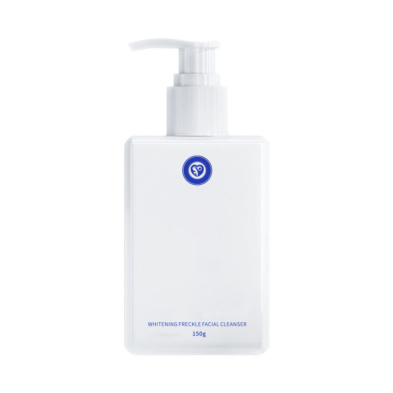 "Niacinamid blekande ansiktsrengöring; vit flaska med grön etikett för mjukare, ljusare hud. Idealisk för alla hudtyper."