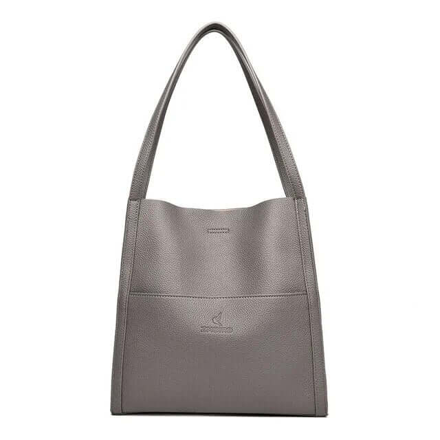 Omfamna Elegansen med Minimalist Leather Shoulder Bag - Glowseva