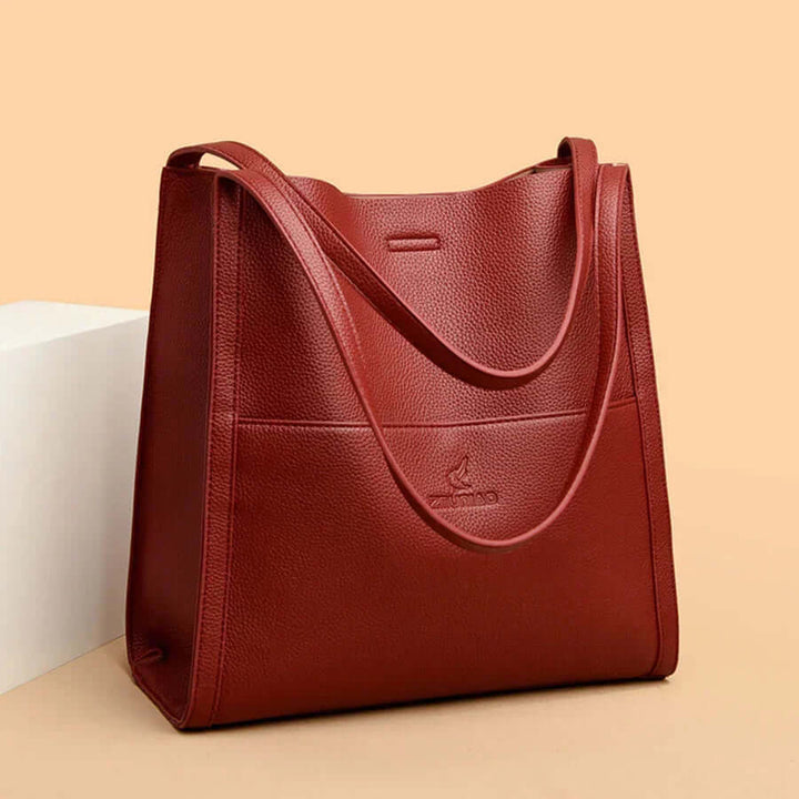 Omfamna Elegansen med Minimalist Leather Shoulder Bag - Glowseva