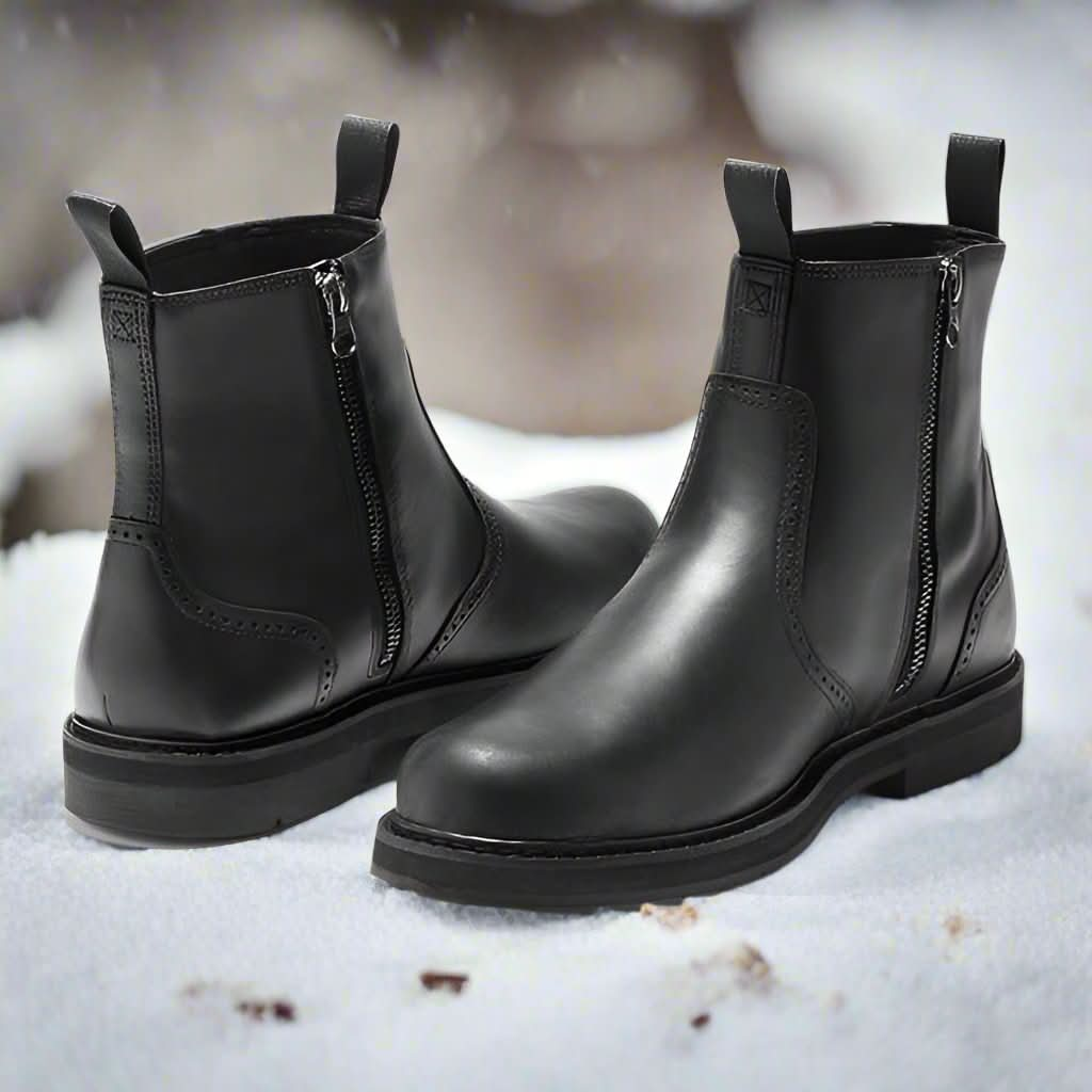 Ortopediska Läder Chelsea Boots för Män | Stil och Komfort i Ett - Glowseva