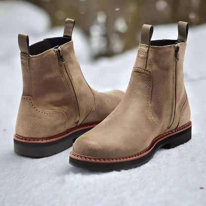 Ortopediska Läder Chelsea Boots för Män | Stil och Komfort i Ett - Glowseva