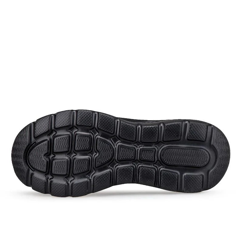 Ortopediska slip-in komfortsko med ergonomisk design, vadderad innersula, stötdämpande mellansula, och halksäker yttersula.