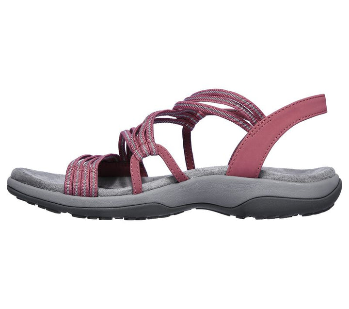 "Ortopediska slip-on damsandaler med justerbara remmar, stödjande fotvalv och anatomisk fotbädd i elegant design."