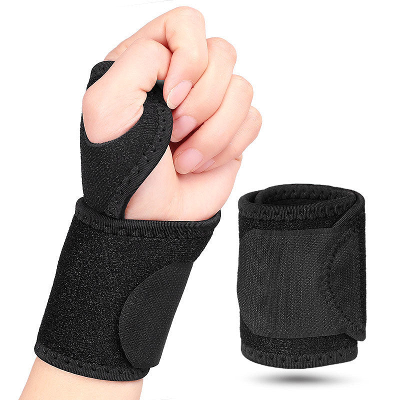 "Ortopediskt handledstöd för smärtlindring, justerbar storlek, ergonomisk design, beige färg med kardborrefäste."