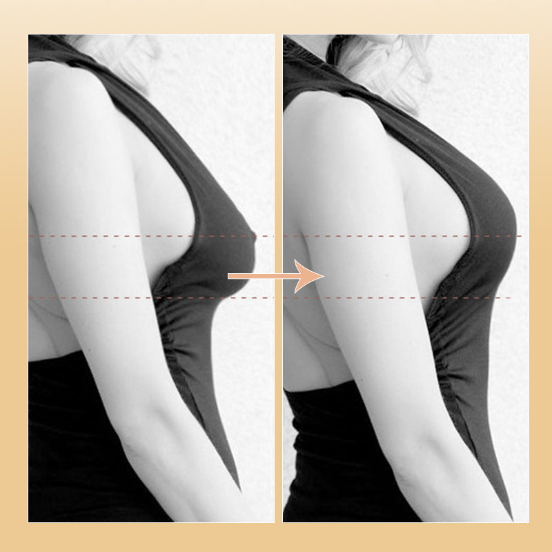 "Osynlig bröstlyfttejp, hudvänlig och svettresistent, ger diskret stöd och form, perfekt under axelbandslösa klänningar."