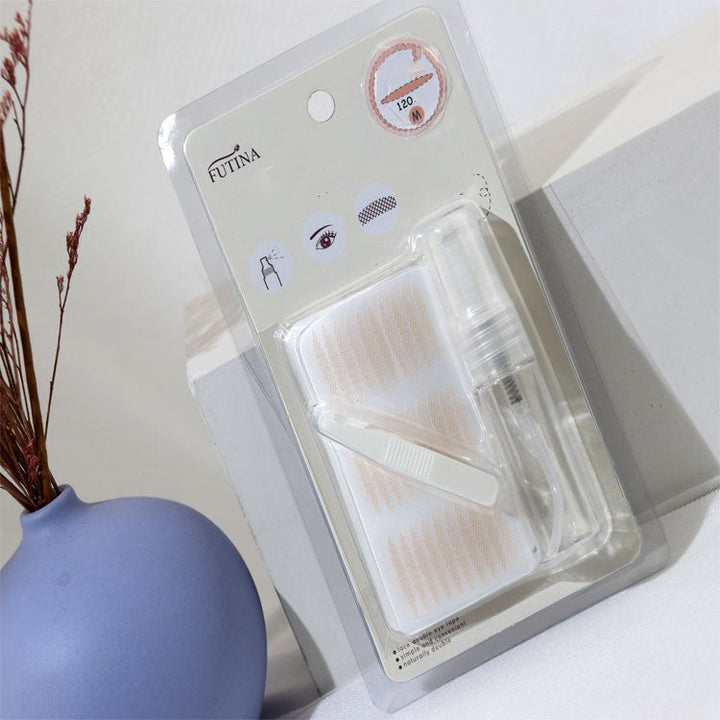 "Osynlig ögonlyftset, ger subtilt lyft och framhäver naturligt djupa ögonlock, smälter in med alla hudtoner, 120 par."