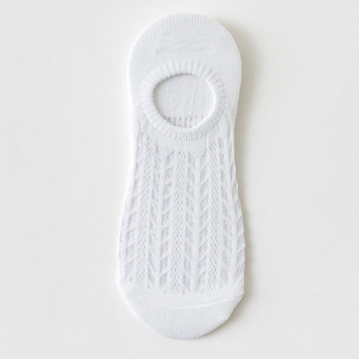 "Osynliga damstrumpor med ihålig meshdesign; lätt tyg, strechigt; finns i flera färger för alla tillfällen."