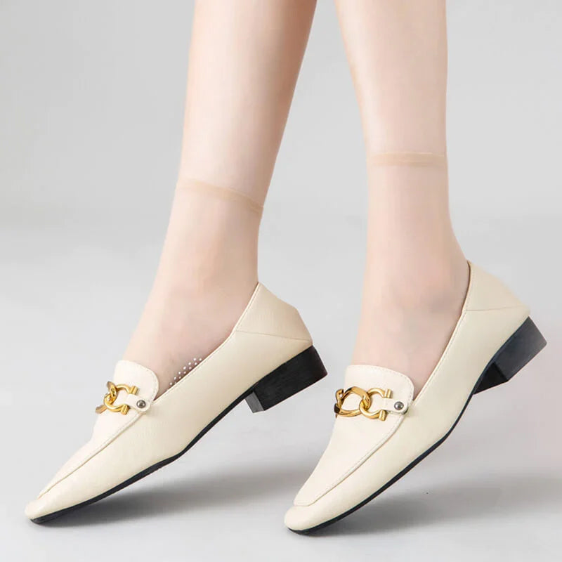 "Osynliga halkfria korta strumpor, designade för säkerhet med gummiprickar, unisex, i svart, beige, brun, grå."