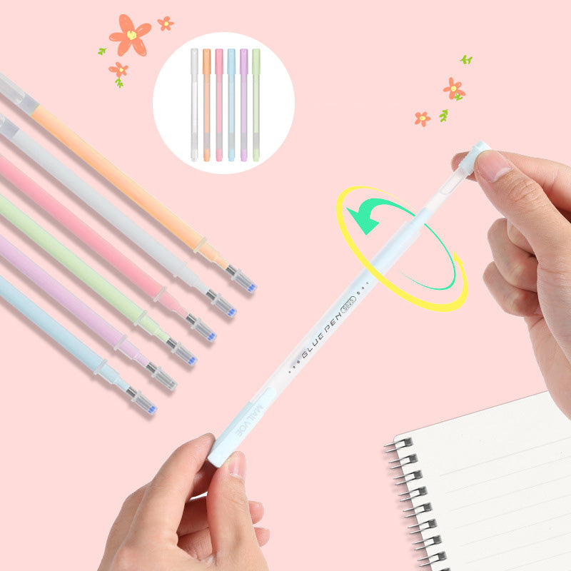 "Paket om 6 snabbtorkande precisionslimpennor med ergonomisk design och fin spets för exakt och mångsidig applicering."