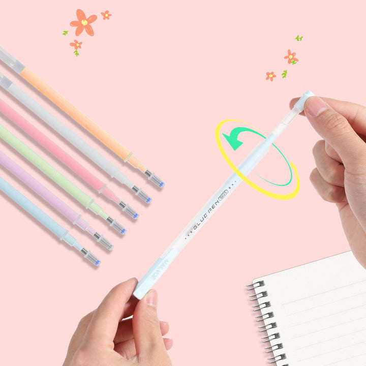 "Paket om 6 snabbtorkande precisionslimpennor med ergonomisk design och fin spets för exakt och mångsidig applicering."