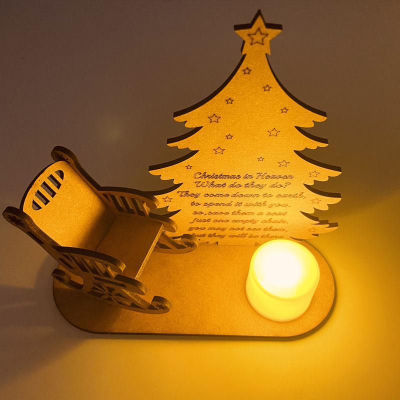 "Personlig julminnesprydnad i lindträ: välj mellan hjärta, julgran eller ängel. Perfekt för heminredning."