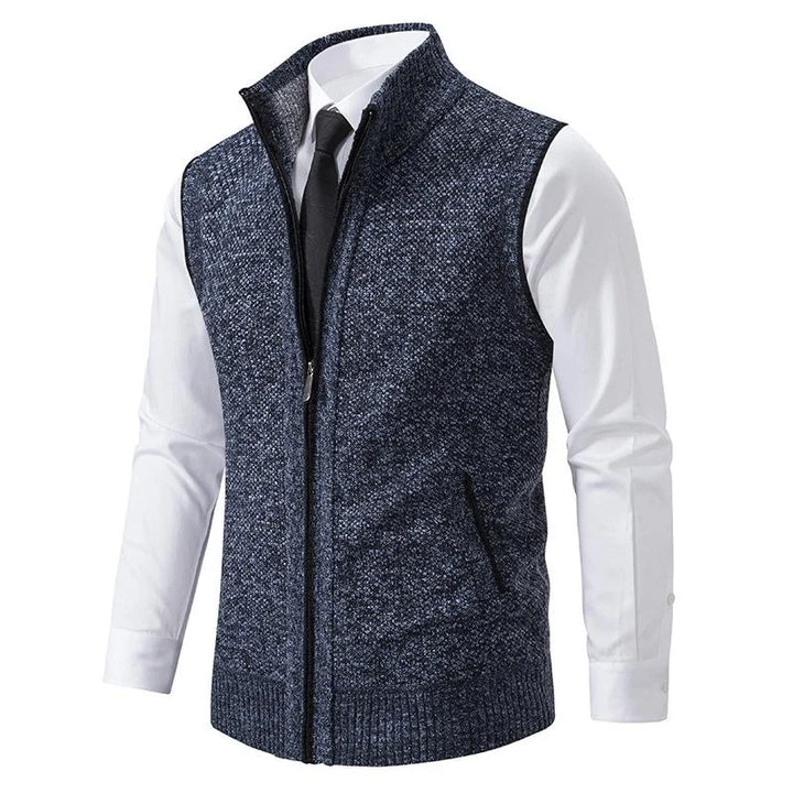 "Premium ärmlös fleeceväst, mjuk och elegant design, perfekt för rörelsefrihet och värme i sport och vardag."