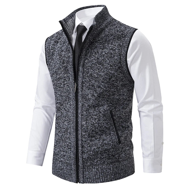 "Premium ärmlös fleeceväst, mjuk och elegant design, perfekt för rörelsefrihet och värme i sport och vardag."