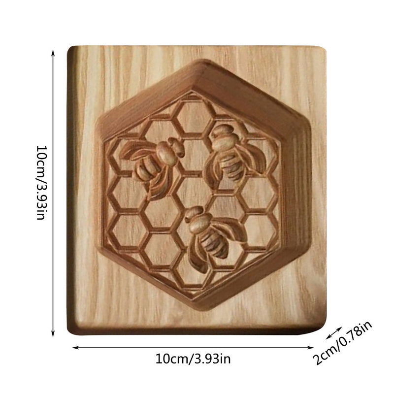 Premium träkakformar för detaljerade kakor, hållbara och elegant designade för bakning och dekoration i köket.