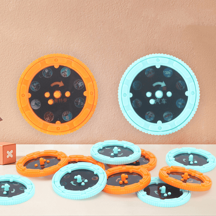 "Projektorficklampa för barn, färgglada mönster, projicerar bilder, perfekt för kreativ lek och inlärning."