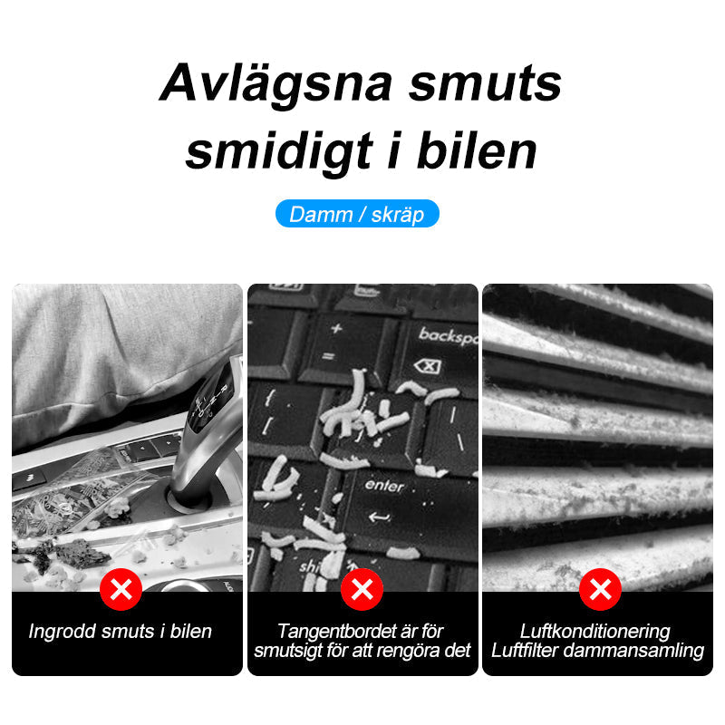 "Rengöringsgel 2-pack för bil och små ytor, färgglada gelkulor för effektiv och miljövänlig dammfångst i trånga utrymmen."