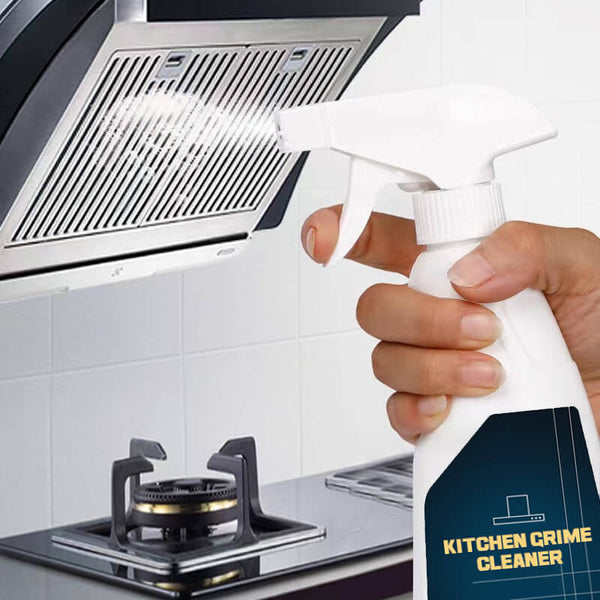 "Rengöringsmedel i sprayflaska med citrondoft, perfekt för köksfläktar och tuffa oljefläckar, skinande rent resultat."