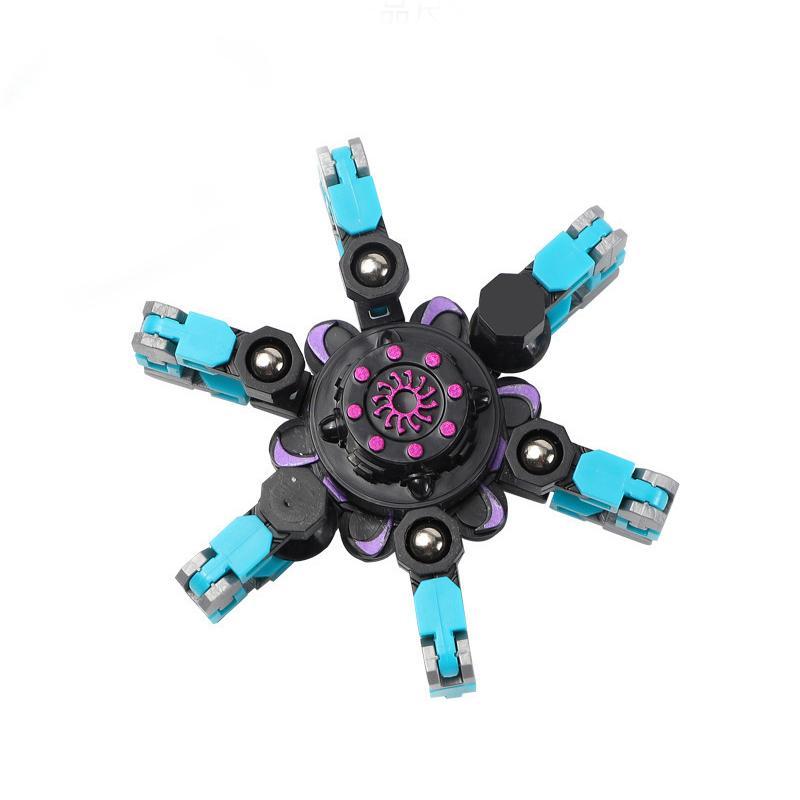 "Röd plast fidget spinner med sugkopp, färgglad och ergonomisk design för barn och vuxna, perfekt för stresslindring."