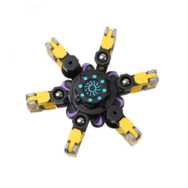 "Röd plast fidget spinner med sugkopp, färgglad och ergonomisk design för barn och vuxna, perfekt för stresslindring."