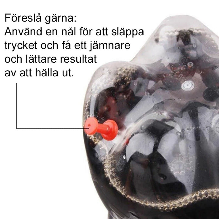 "Röd plast läskautomat, lämplig för kök och kontor, med säker design och enkel användning för fräsch dryckeservering."