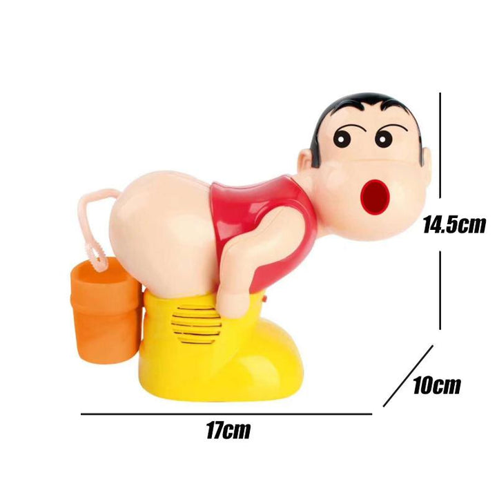 "Rolig bubbelblåsare med pruttljud för pojkar, färgstark leksak i plast, perfekt för skämt och underhållande presenter."