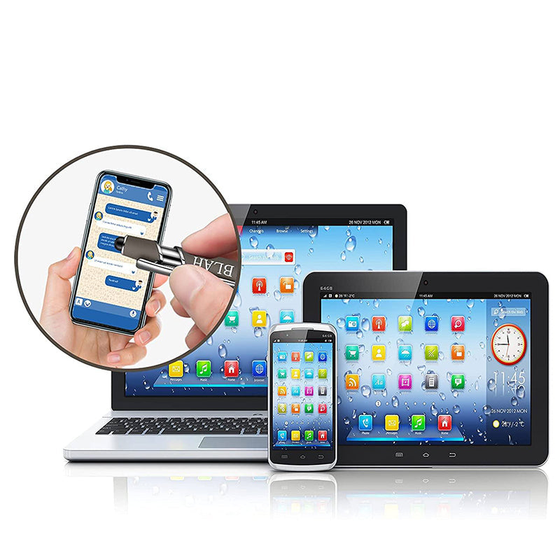 Roliga metallkontorspennor med svart bläck, eleganta med humoristiska gravyrer, idealiska som kontorets samtalsöppnare.