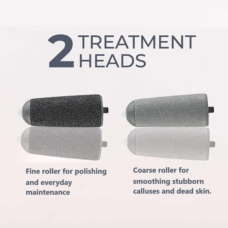 "Rosa ergonomisk elektrisk fotfil för mjuka fötter, sladdlös och uppladdningsbar med LED-belysning för personliga hälsovård."