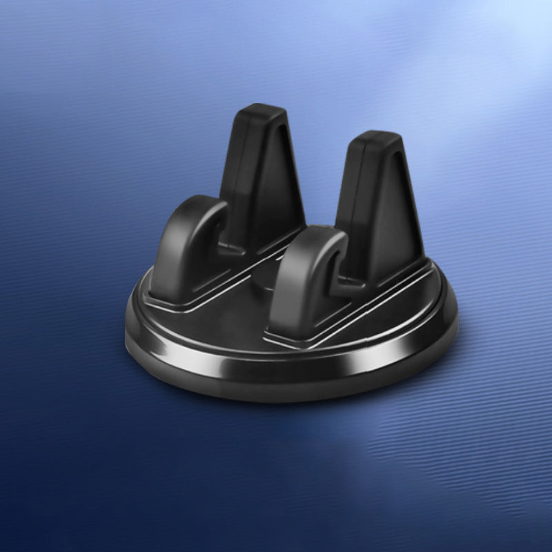 "Roterande bil mobilhållare med sugkopp, tillgänglig i svart eller silver, för säker telefonplacering under körning."