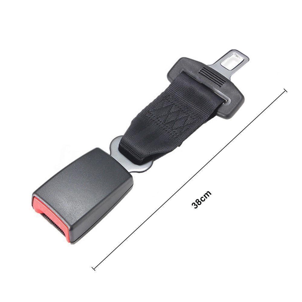 "Säkerhetsbälteförlängning, svart och tålig, för ökad komfort och säker körning i bilen, lätt att använda."