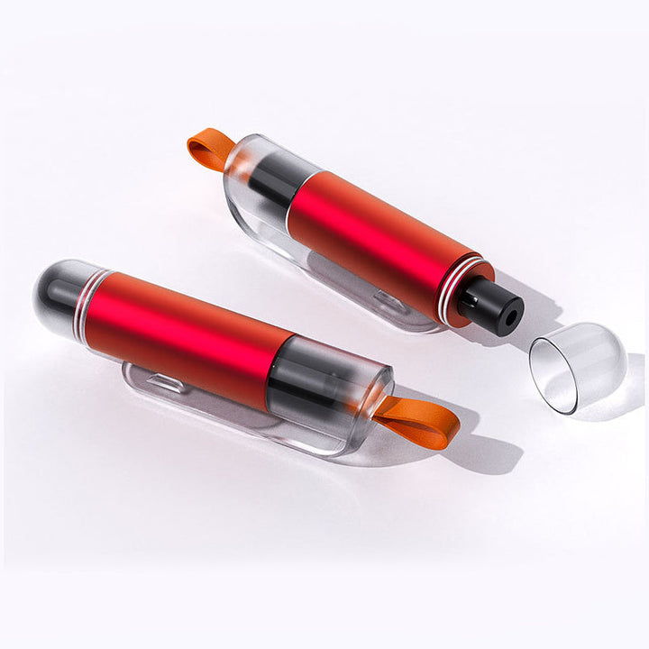 "Säkerhetshammare för nyttofordon, 2-i-1 verktyg, blå färg, kompakt design, hammare och säkerhetsbältesklippare."